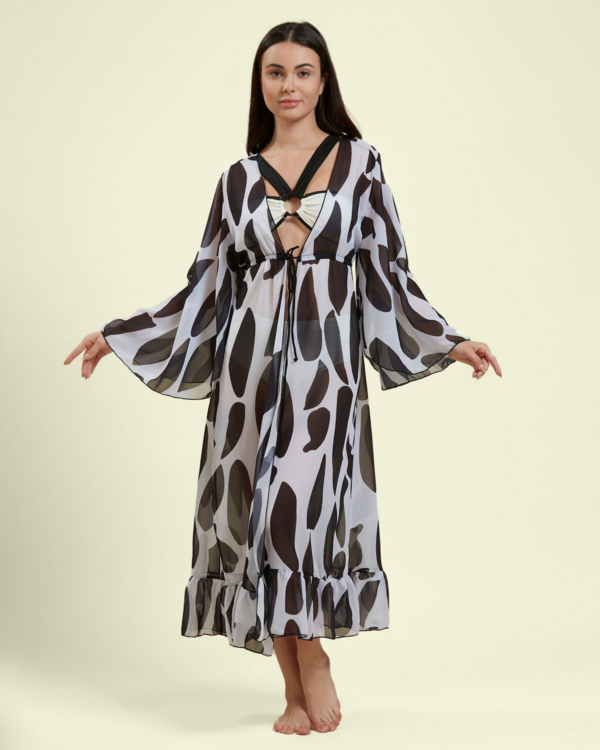 Ebony Ease Bikini with Coverup