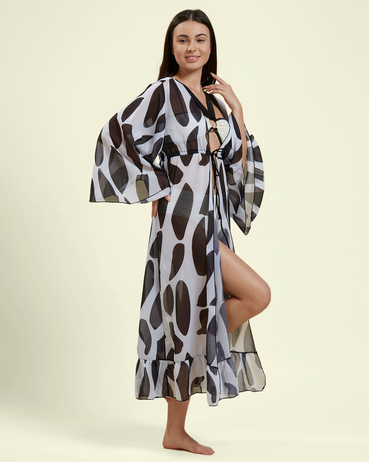 Ebony Ease Bikini with Coverup