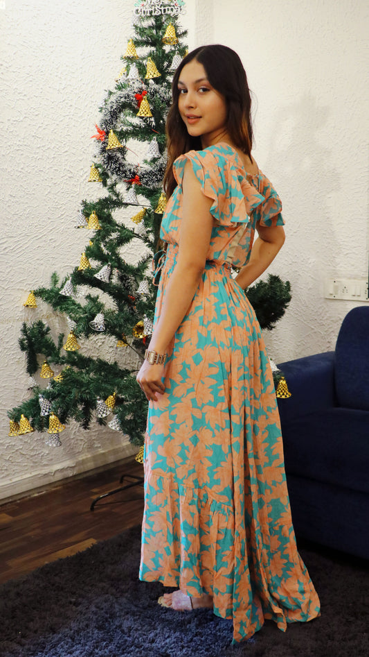 Bamboo Flowy Floral Dress