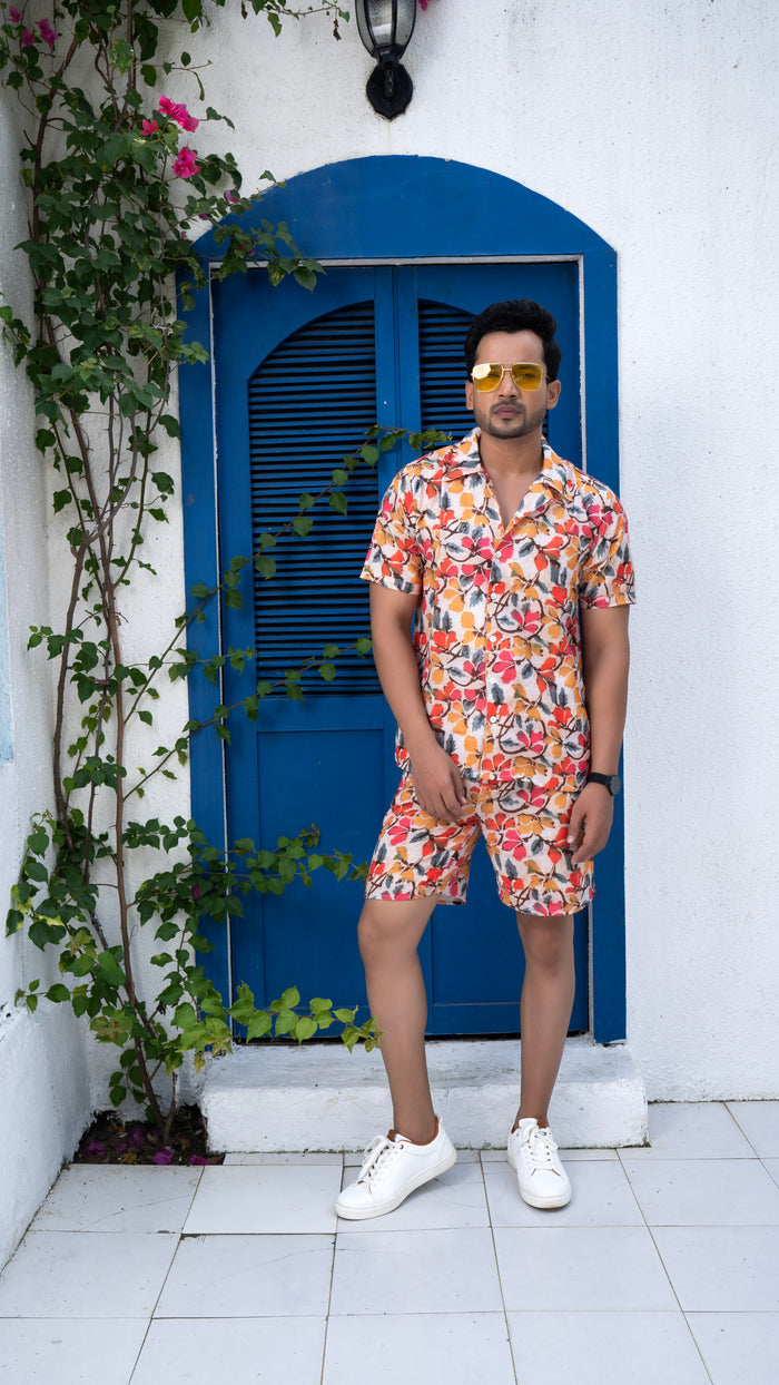Men's Ombre Printed Co-ord set
